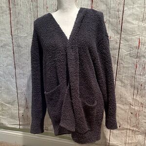 Barefoot Dreams Charcoal Cardigan